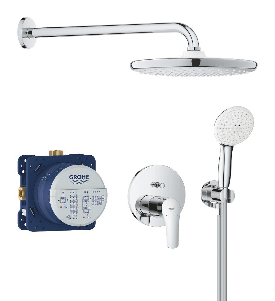 système de douche encastré avec tempesta 250