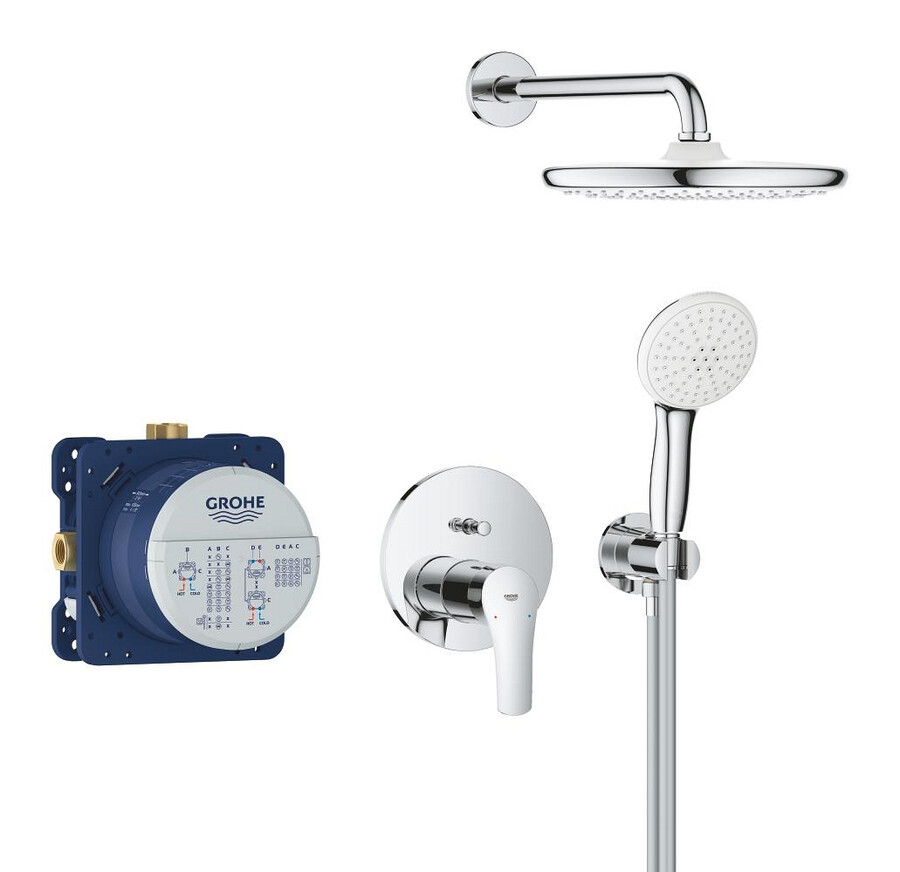 système de douche encastré avec tempesta 250