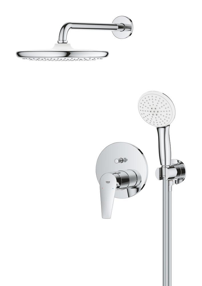 système de douche encastré avec tempesta 250