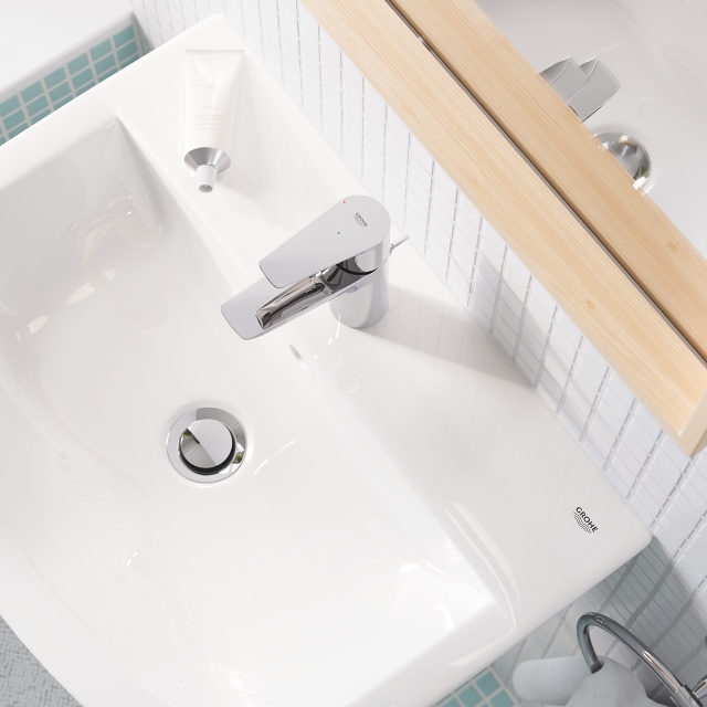 robinet de lavabo - taille s - bonde de vidange à ouverture par pression en plastique