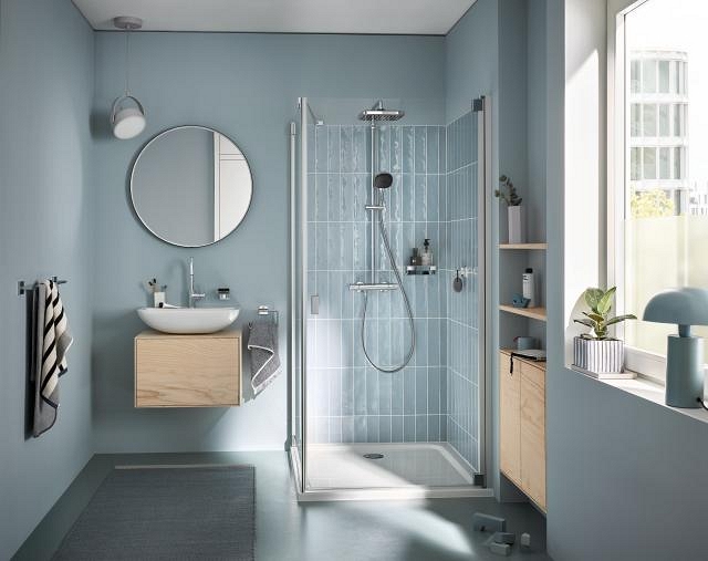 système de douche avec thermostat