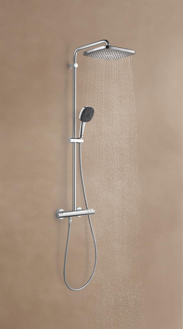 système de douche avec thermostat