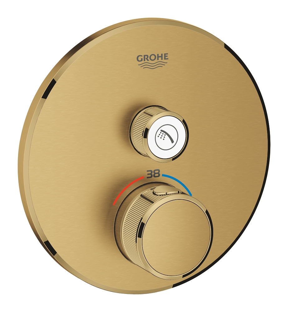 thermostat pour installation encastrée avec une vanne