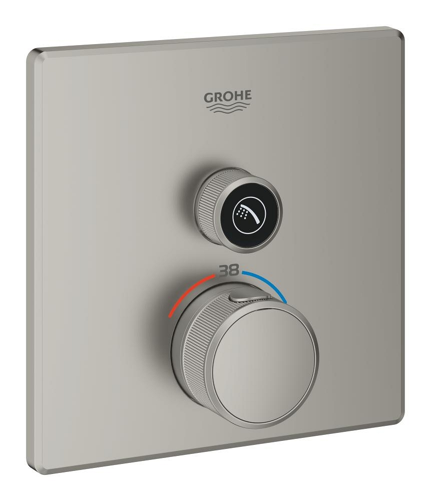 thermostat pour installation encastrée avec une vanne