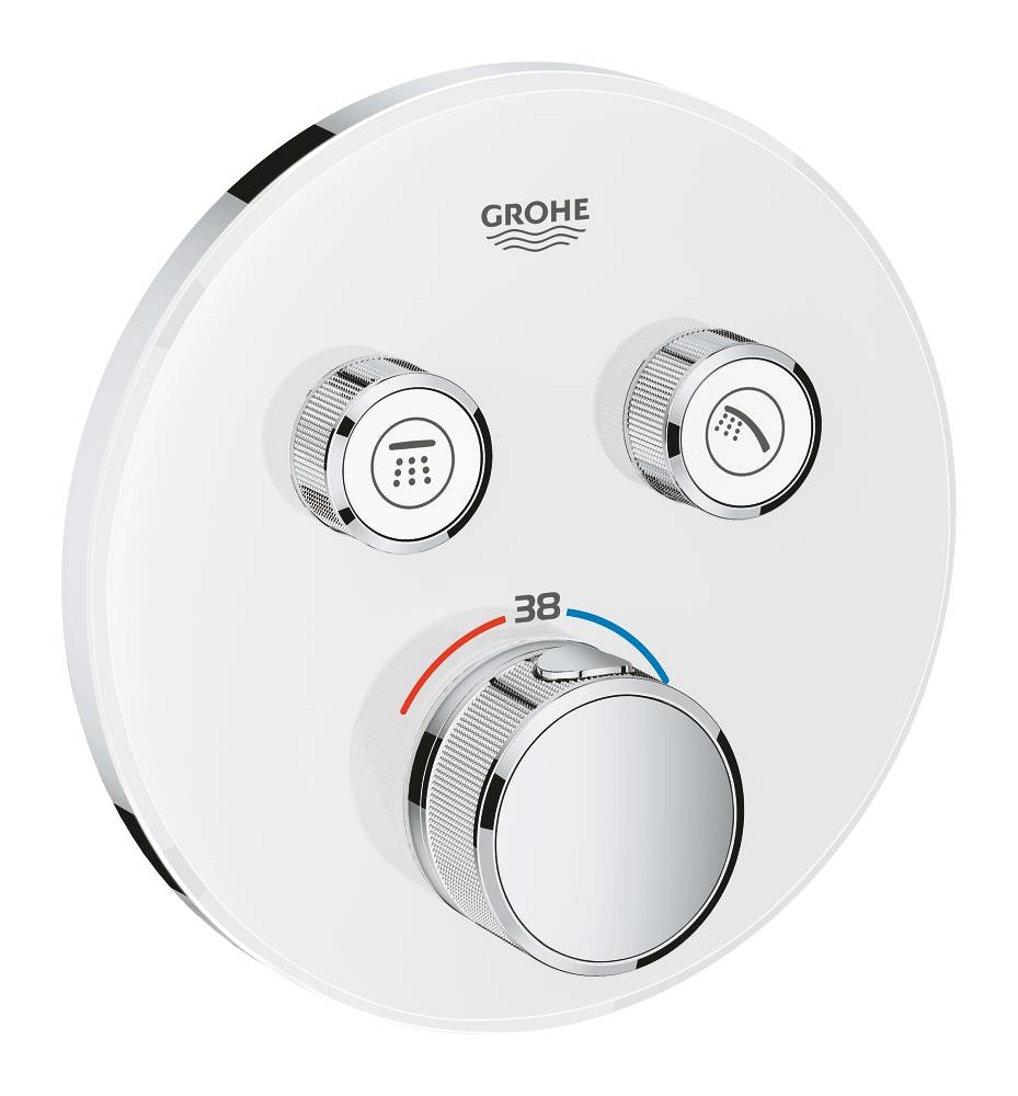 thermostat encastré à 2 vannes