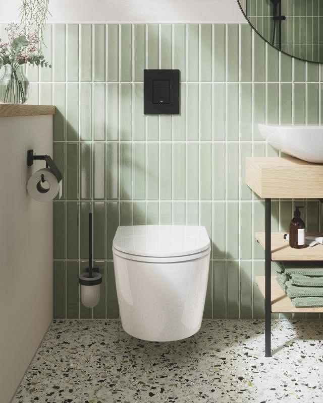 ensemble wc suspendu comprenant abattant et couvercle