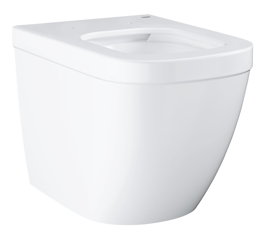 wc sur pied dos au mur