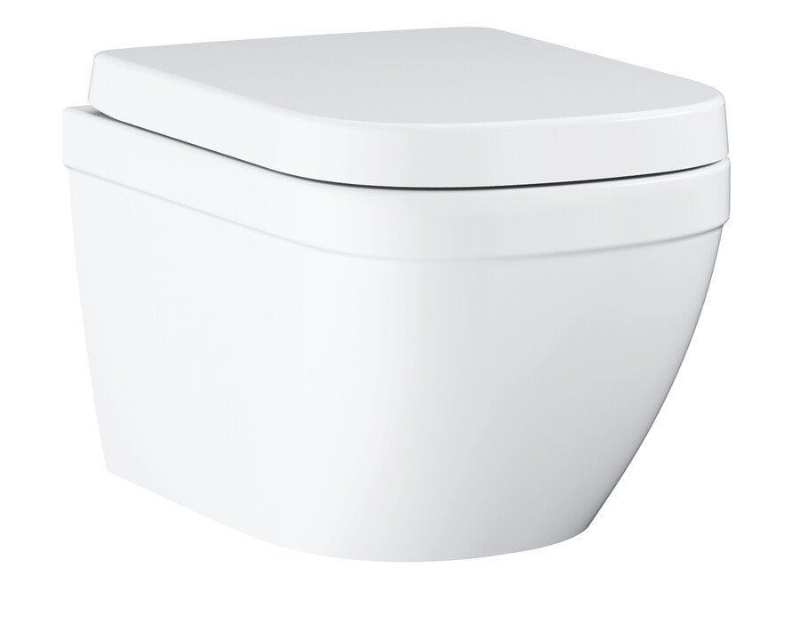 ensemble wc comprenant siège et abattant - suspendu - wc compact